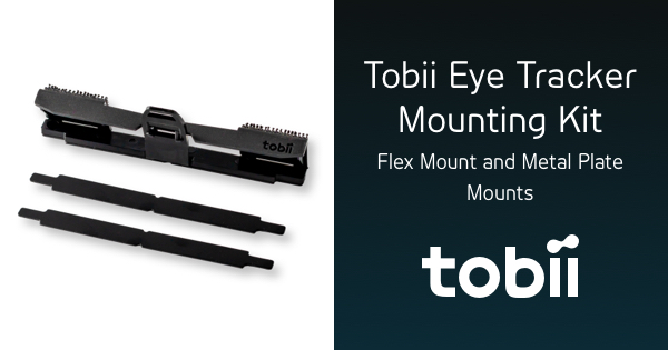 Tobii Gaming Eye Tracker Mounting Kit - Flex Mount and Metal Plate Mounts