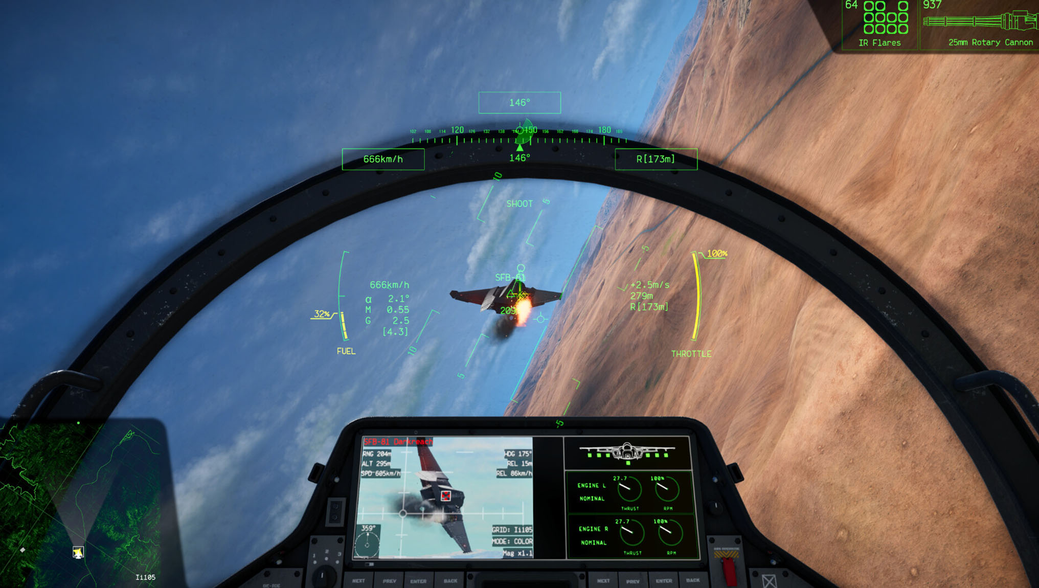 Fly near-future aircraft with Tobii Eye Tracker 5